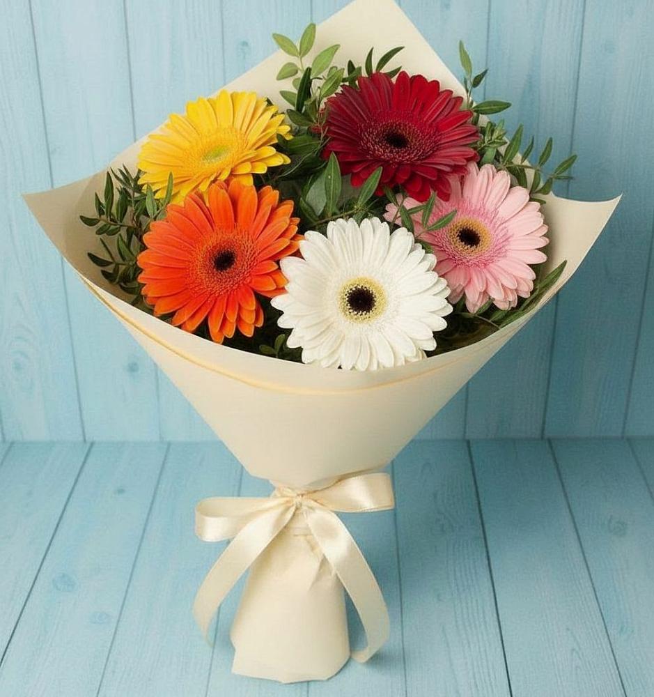 Букет цветов из: Герберы в Торбеево
