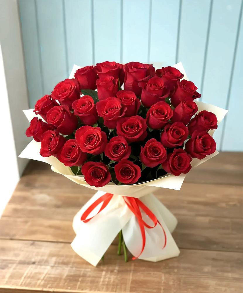 Букет 29 Красных роз в Торбеево