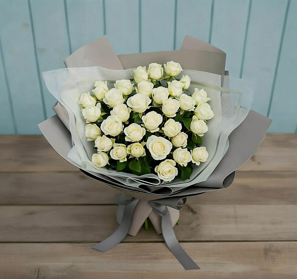 Букет Белоснежная нежность в Торбеево