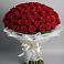 Букет 101 Красная роза Блэк Мэджик в Торбеево
