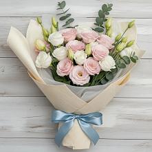 Букет цветов из:  Лизиантусы #REPLACE_PRED# Торбеево