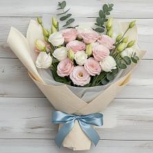 Букет цветов из:  Лизиантусы в Торбеево