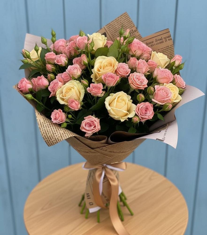 Букет цветов из: Розы в Торбеево