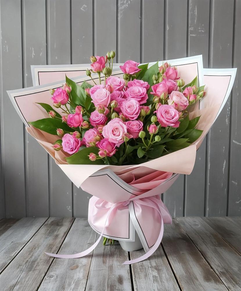 Букет Розовый кустик в Торбеево