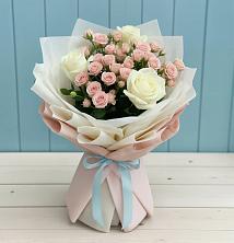 Букет цветов из:  Розы в Торбеево