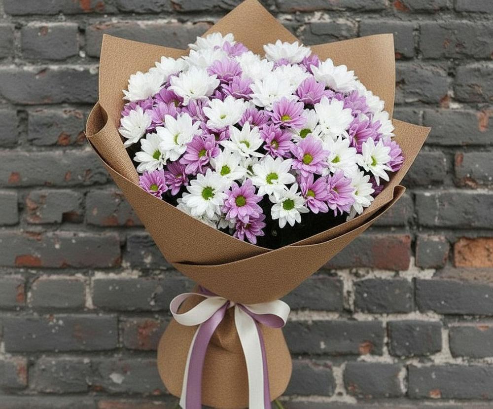 Букет цветов из: Хризантемы в Торбеево