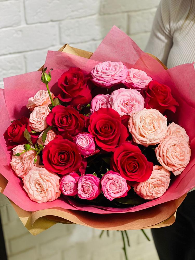 Букет цветов из: Розы в Торбеево