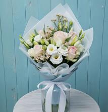 Букет цветов из:  Розы и Лизиантусы #REPLACE_PRED# Торбеево