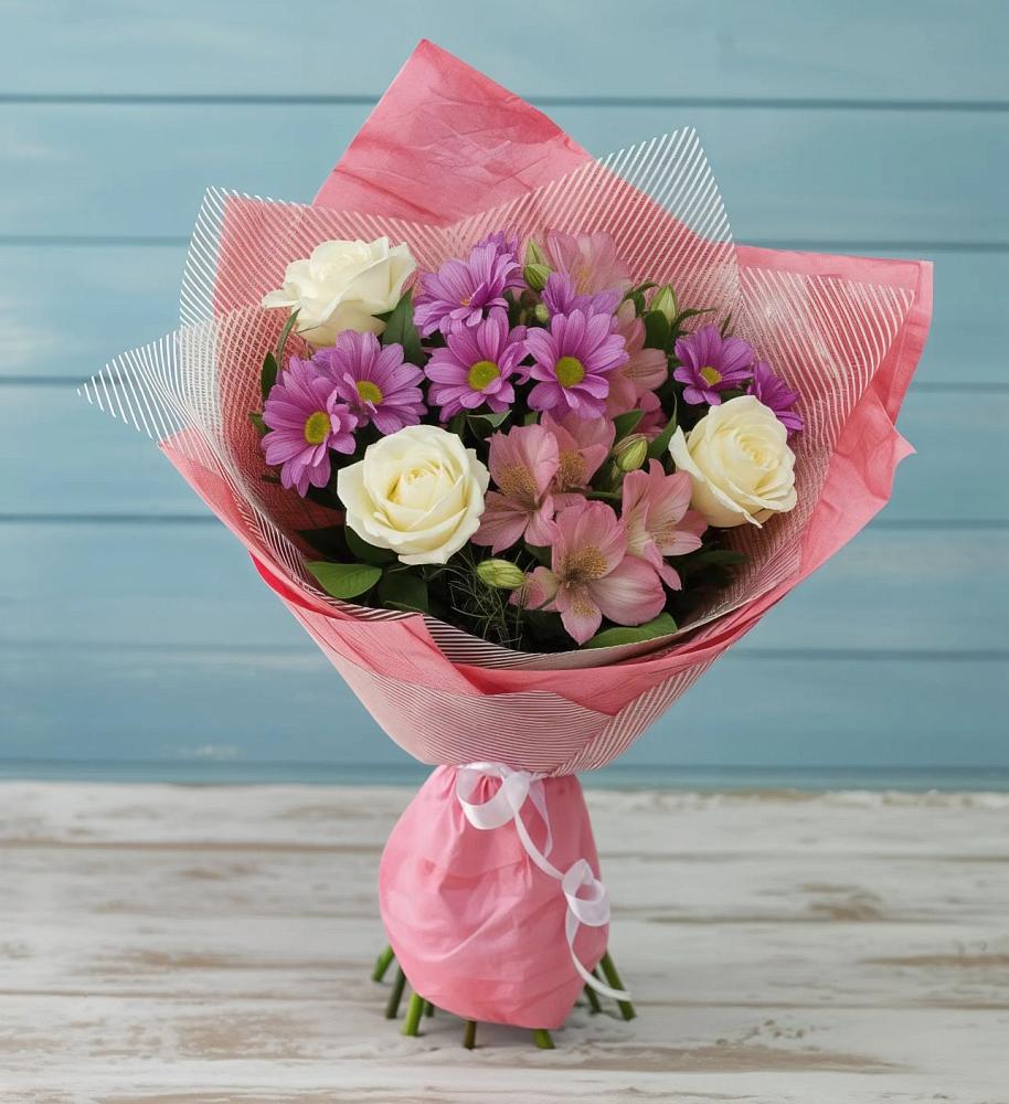 Букет цветов из: Герберы в Торбеево