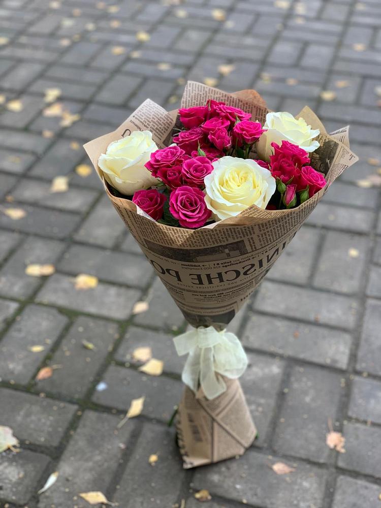 Букет цветов из: Розы в Торбеево