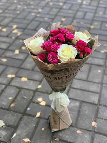 Букет цветов из: Розы в Торбеево