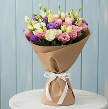 Букет цветов из:  Лизиантусы в Торбеево